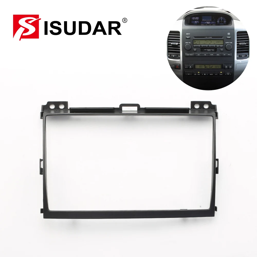 ISUDAR Fascia рамка подходит для Toyota LAND CRUISER Prado 120 2003-2009 Android Панель GPS приборной панели 9