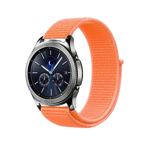 33-papaya 22 мм/20 мм ремешок для Huami Amazfit GTS/Bip lite/GTR 42 мм/pace/GTR 47 мм/stratos ремень нейлоновый плетеный ремень аксессуары - Цвет ремешка: 33-papaya