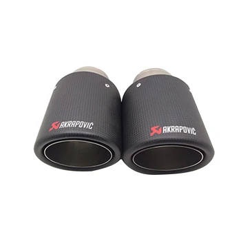 

Car Styling Exhaust System Muffler Pipe Tip Universal Stainless Steel Trim Tail Outlet Nozzle 89cm