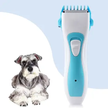 

Pet Electric Shaver Grooming Scissors Clippers Comb Kit Professional Small Dog Hair Trimmer Silent Electric Fader Tools