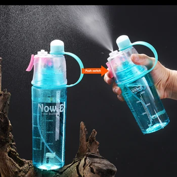 

NEW Sports Water Bottle 400/600ml Drinking Bottle Shaker Portable Plastic Outdoor Bike Water Bottle Climbing My Water Bottles