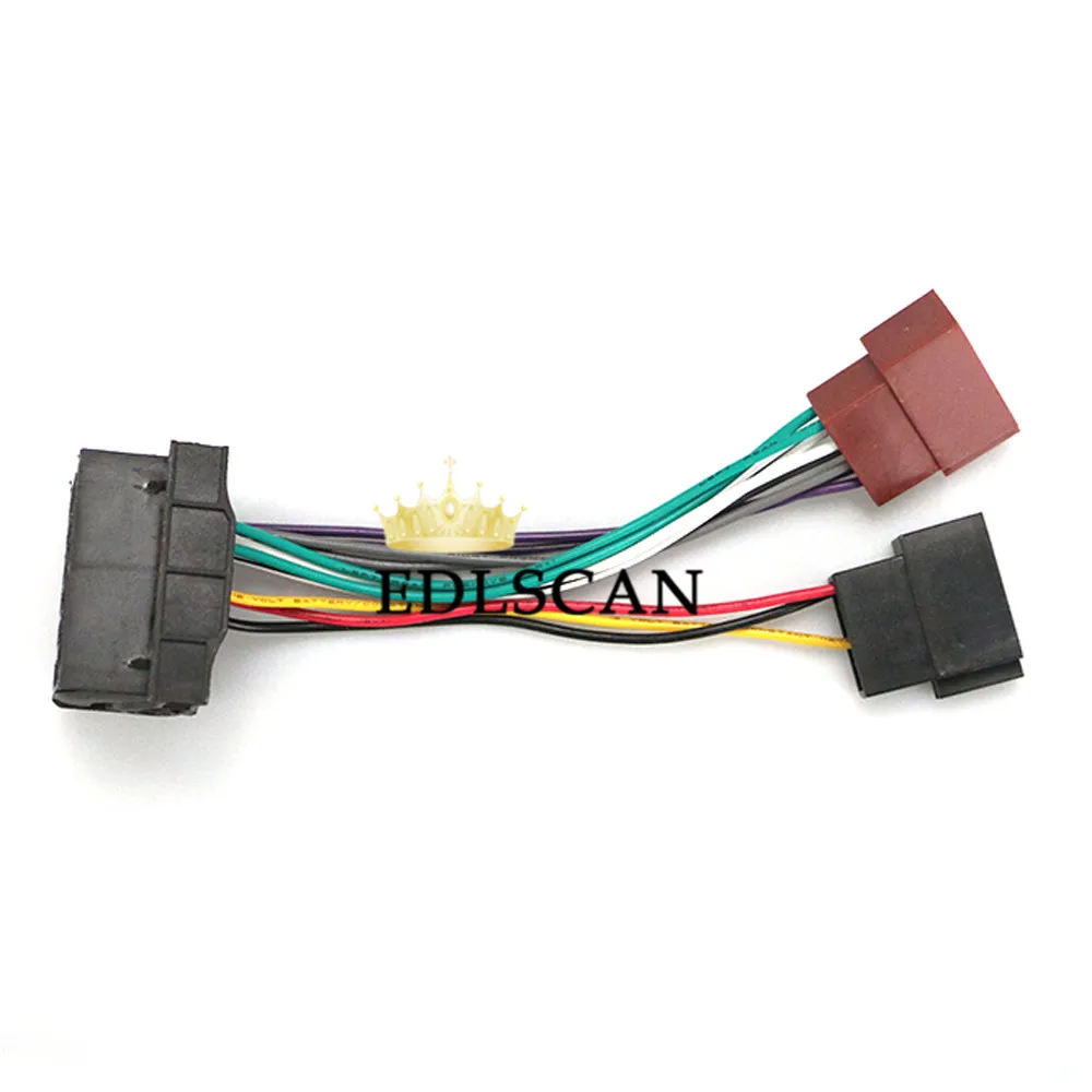 EDLSCAN 12-126 Autostereo ISO радио адаптер кабель для Citrioen для ≥geo выберите модели АВТО ISO жгут проводов 12-126