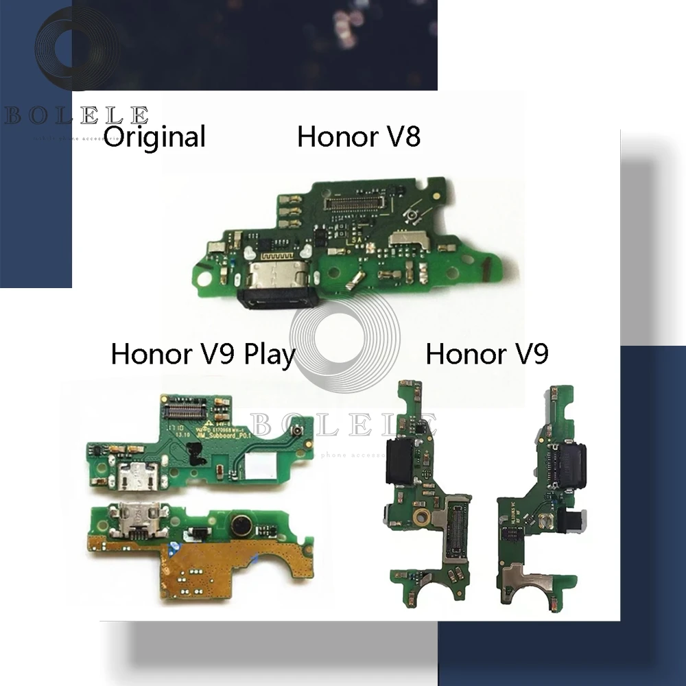 USB-порт для зарядного устройства Huawei Honor V8 V9/Play док-станция разъем зарядки гибкий