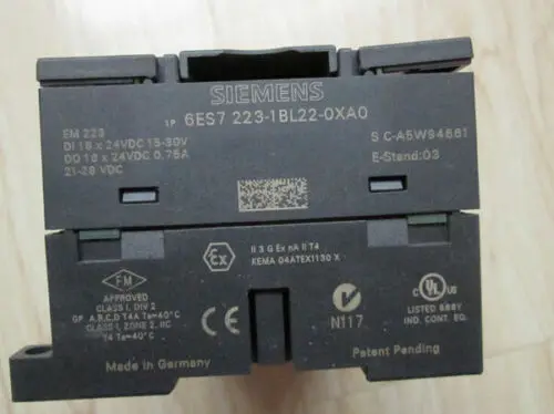 Подержанный 6ES7 223-1BL22-0XA8 6ES7223-1BL22-0XA 8 блок ПЛК SIEMENS Автоматизация | Безопасность и