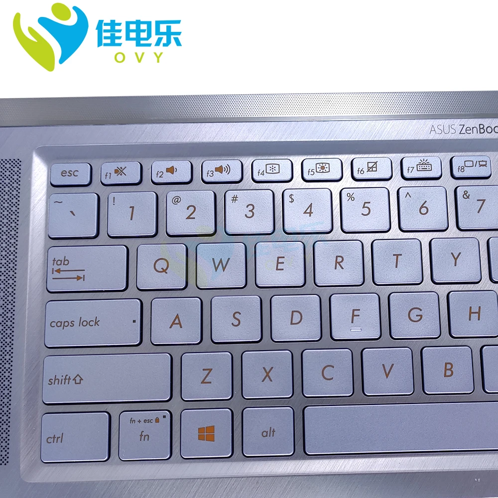 英語版のキーボード用バックライト付きキーボード,asus zenbook用 