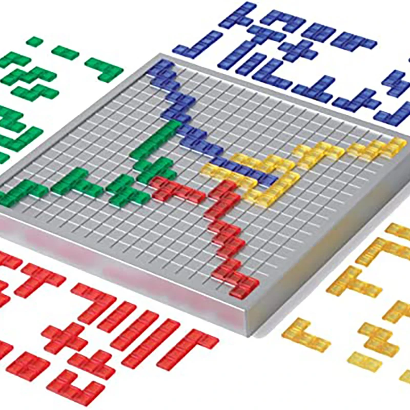 Коллекция 2021 года настольная игра Blokus развивающая ToysSquares легкая для детей серия