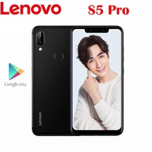 Global Rom Original Official New Lenovo S5 Pro Cell Phone Octa Core 20MP Camera Snapdragon636  6.2inch FHD+ 2246x1080P 3500Mah