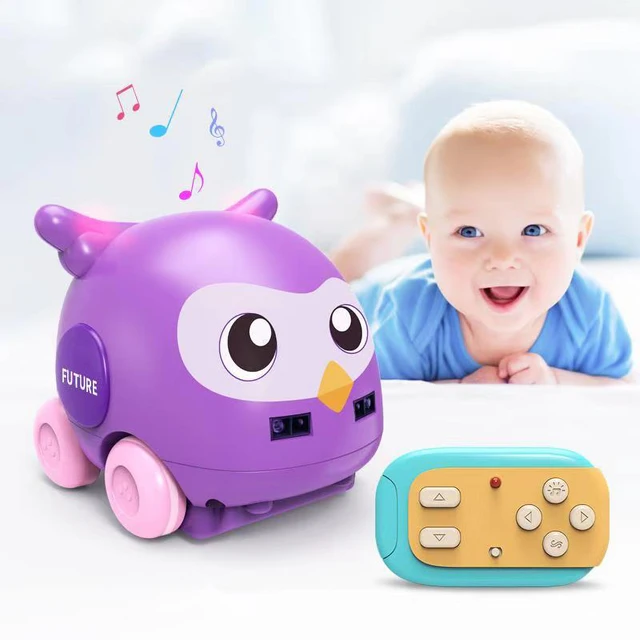 Mini cartoon animal RC car Hand Control Induction Track 360 degree rotation Following me Model Electric cute small car Kids Toys 1
