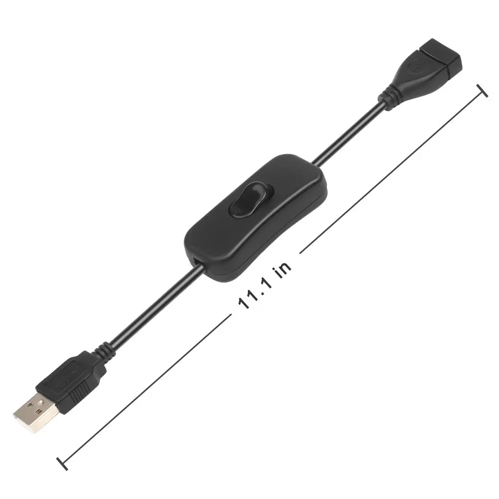 Onvian USB 2 0 Мужской и Женский кабель с переключателем вкл/выкл удлинитель для