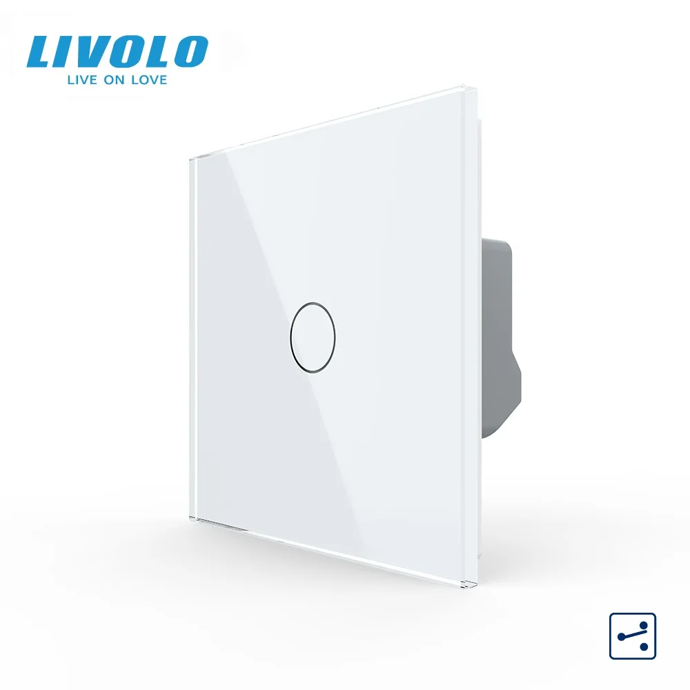 Interruptor de Parede Livolo-touch Padrão eu Gangue Vias Vl-c701s