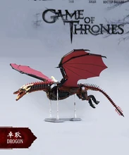 2020 recién llegado preventa Juego de tronos dragón negro muerte Balerion figuras de acción bloques de construcción juguetes coleccionables para regalo(China)