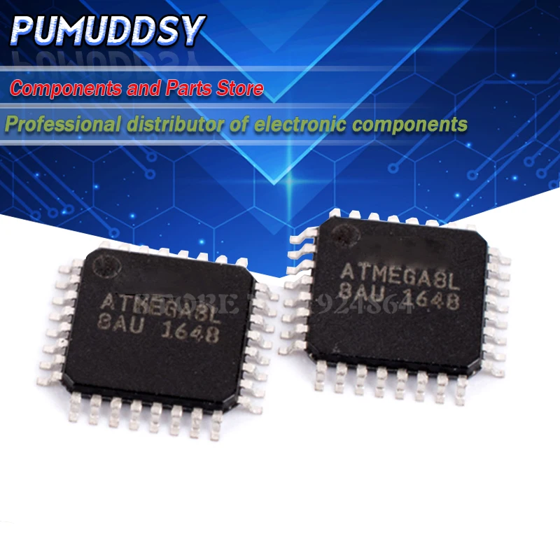 5 шт./лот Бесплатная доставка ATMEGA8A AU TQFP 32 вместо (ATMEGA8L 8AU и ATMEGA8 16AU )100% IC|Интегральные