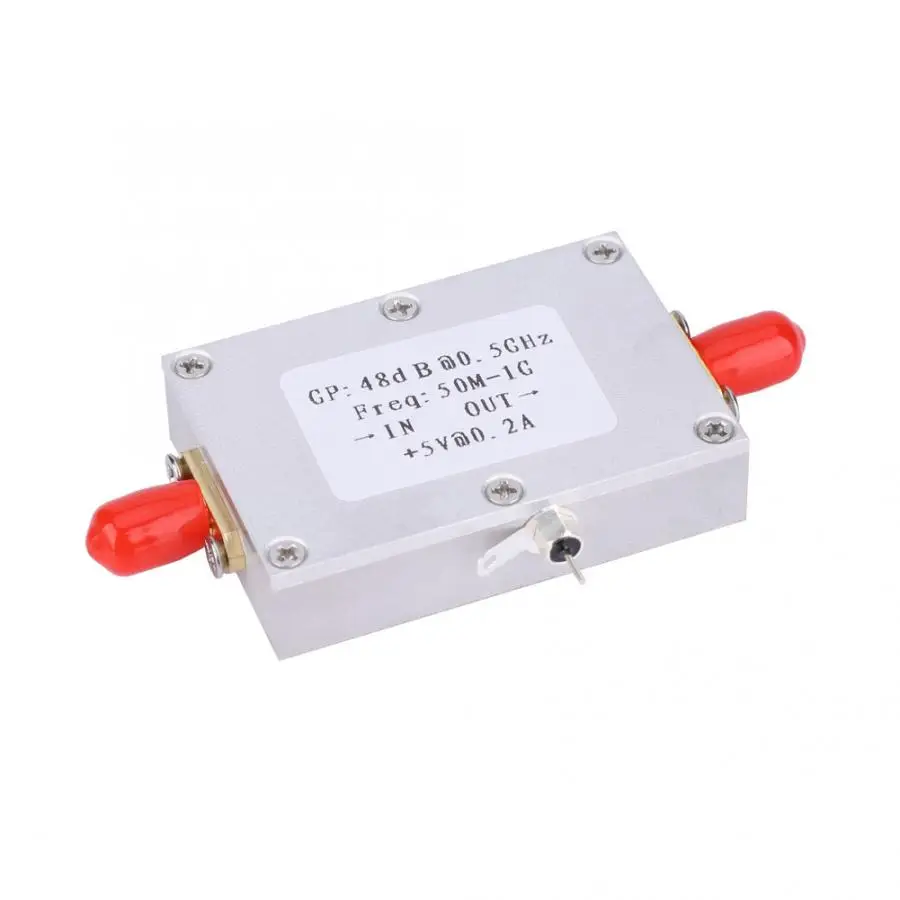 Amplifier Low Noise LNA High Gain 48dB 50M-1G Electric Components Radio Communication Accessories electric meter