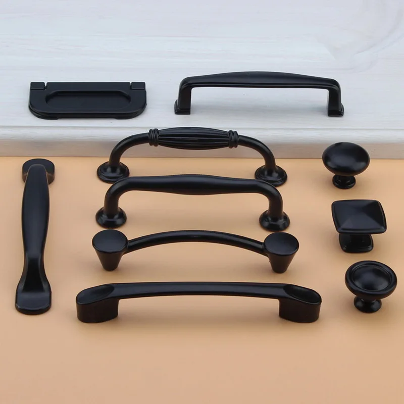 

1PCs Vintage Cabinet Handle Drawer Handle Furniture Shoebox Cabinet Closet Knobs Wardrobe Pull Handle With Screws Household Knob