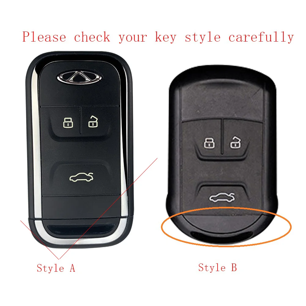 Custodia per chiave a distanza per auto con motivo in lega di zinco per Chery Tiggo 8 19 Arrizo paragrafo 5X Smart Key Protection Shell accessori 6 Custodia per chiave a distanza per auto con motivo in lega di zinco per Chery Tiggo 8 19 Arrizo paragrafo 5X Smart Key Protection Shell accessori - H15e2d51e2c394156959c307611d7b1e9e