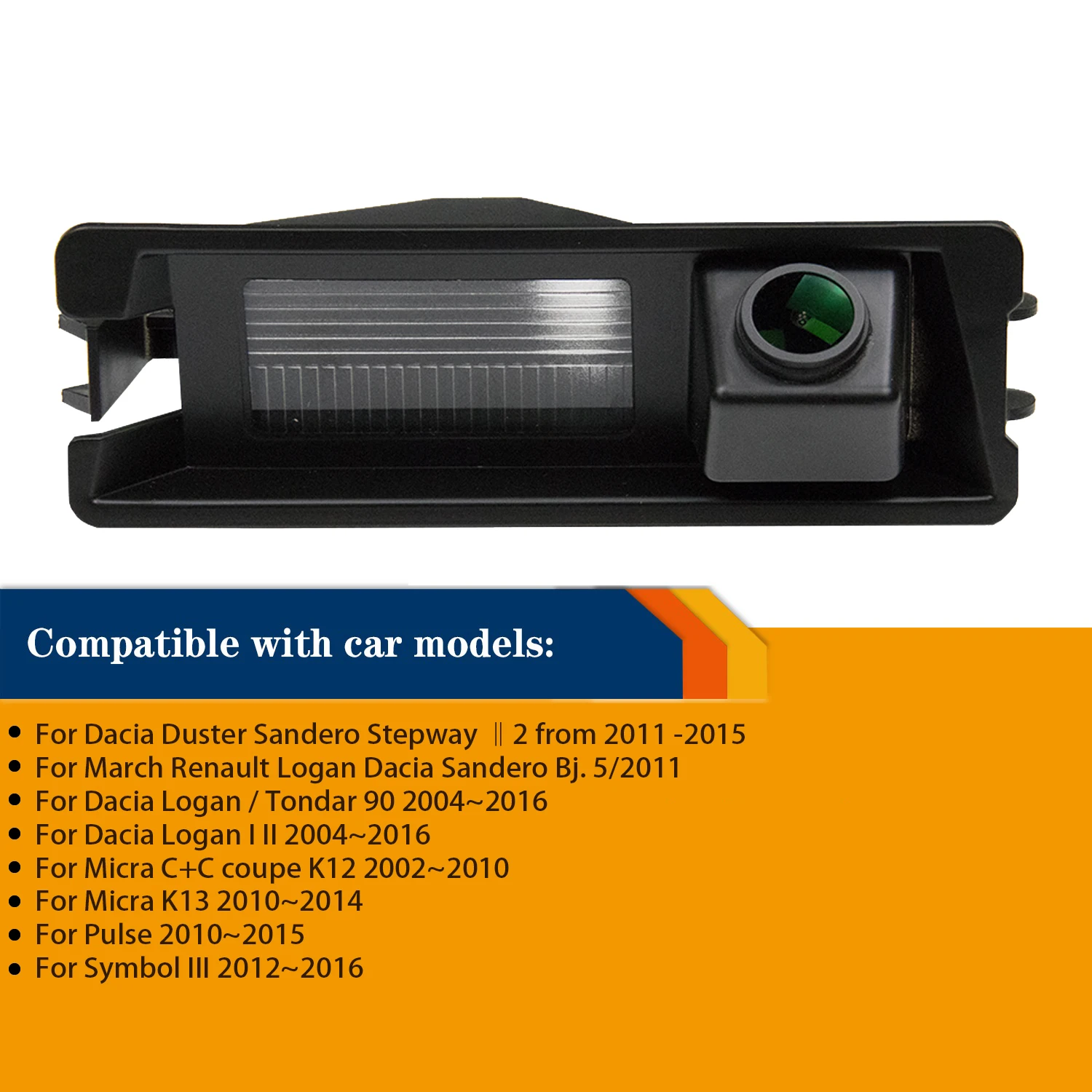 

HD 720P камера заднего вида для Renault Pulse Dacia Duster Sandero Stepway II 2 2011-2015, водонепроницаемая камера ночного видения