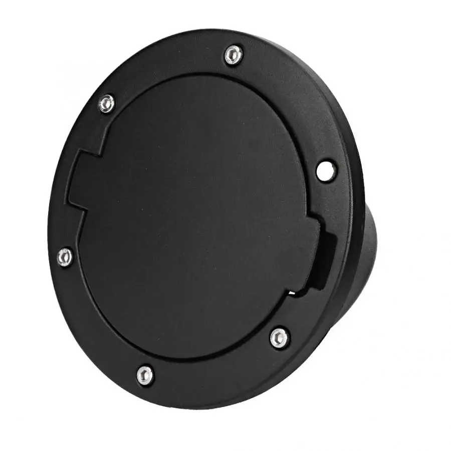 Черный ABS крышка топливного бака подходит для Jeep Wrangler JK 2007- автомобильные аксессуары бензобак