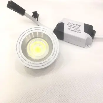 

4pcs Trichromatic light COB Lampada cut 45mm 85-265v 3w Bombillas LED Spotlight Lamparas LED Bulb Light Temperature Christmas