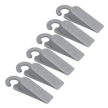 

Rubber Door Stopper, Door Holder, Door Stop Works on All Floor Surfaces, Multi Surface, Prevent The Lock-Outs, 6 Pack