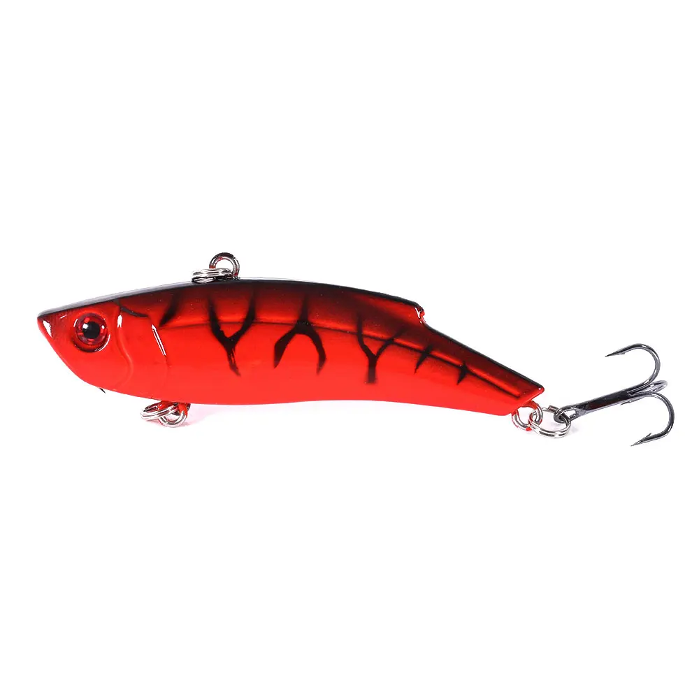 1pcs Vib Winter Ice Fishing Baits 7cm 14g Vibe Lure Hard Fishing Lures - Color: 5