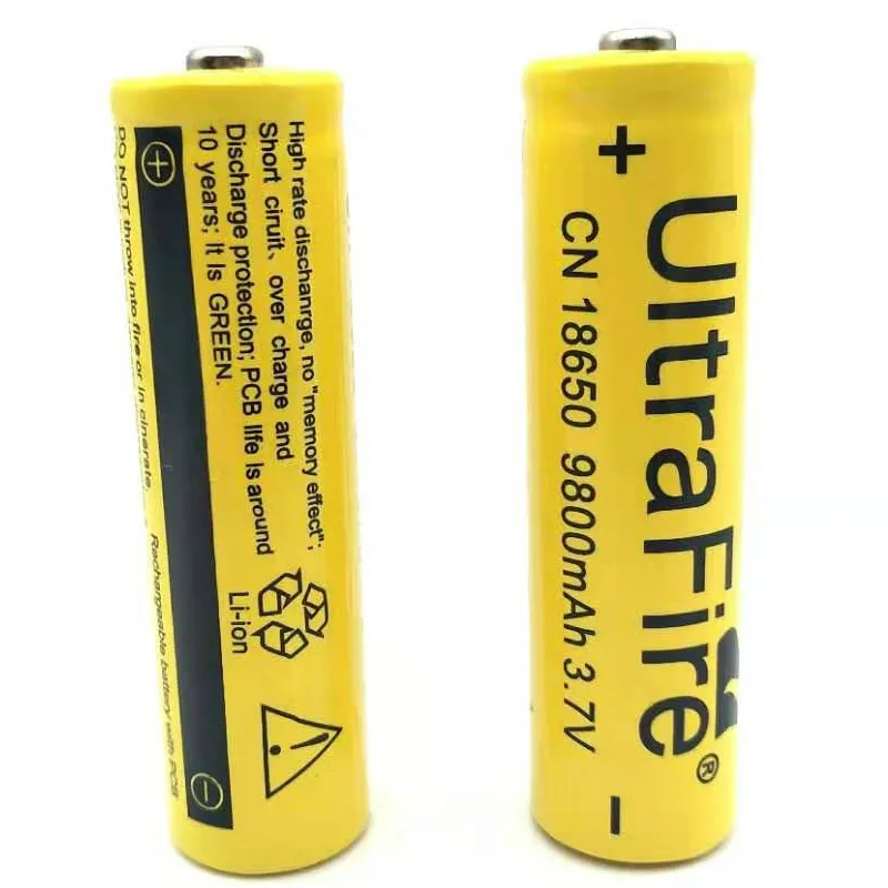 

1PCS 3.7V 18650 Battery Lithium Battery 9800mAh 3.7V Rechargeable Battery Li-ion Lithium Bateria For Flashlight