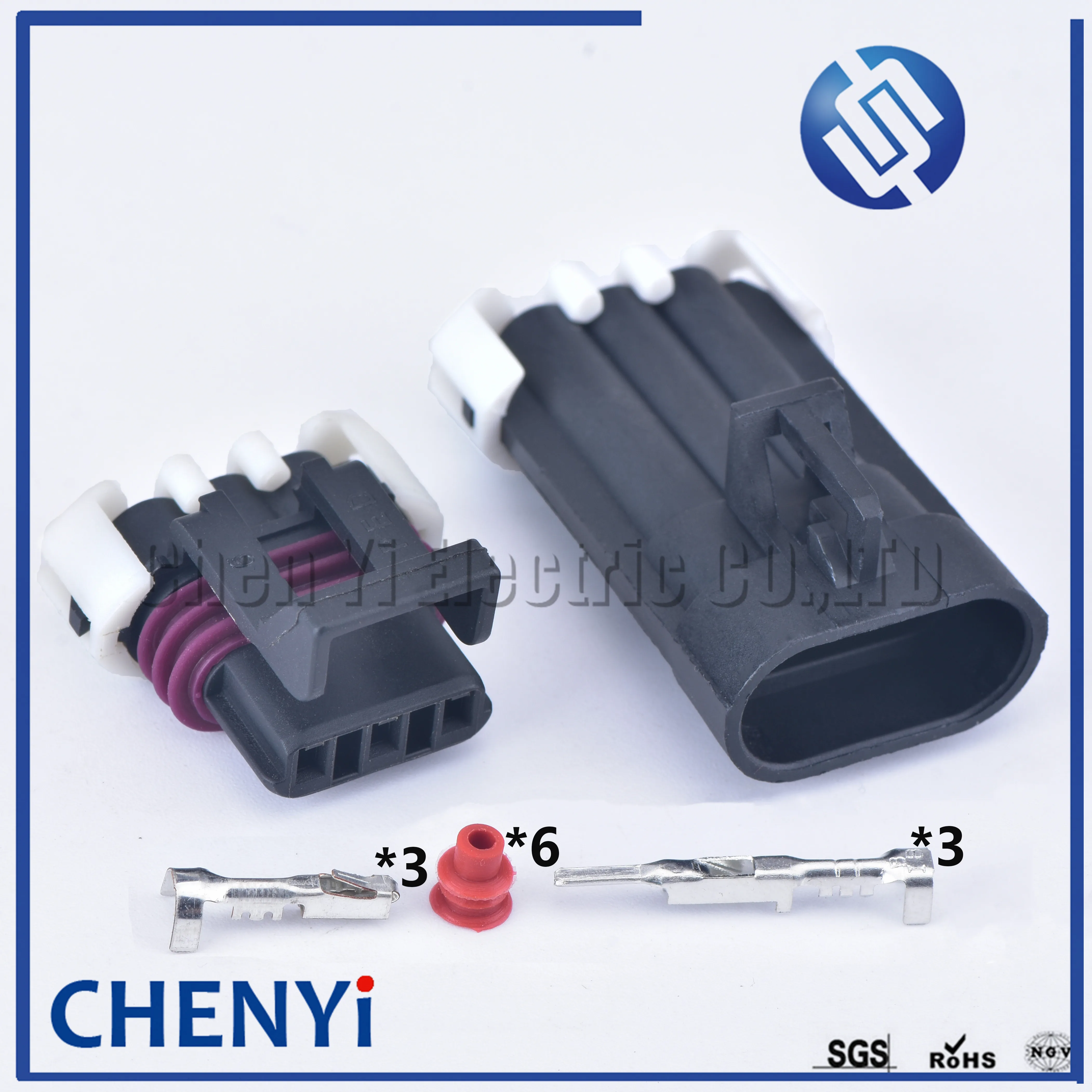 2 Sets 3 Pin Delphi black Metri-Pack 150 male or female temperature Sensor Plug auto waterproof connector 12129615 12110293 |