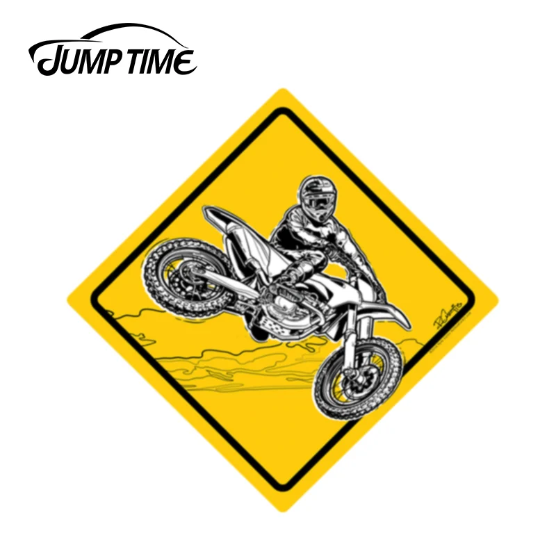 JumpTime 13cm x For MOTOTCROSS DIRT BIKE STREET SIGN Sticker Car Waterproof Accessories Drifting Race Windows Decal | Автомобили и
