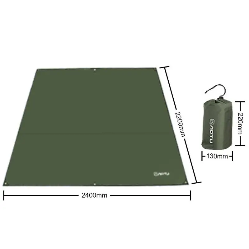 AOTU 240x220 см Открытый Влагоустойчивый для пикника Коврик походный Пляжный Тент одеяло