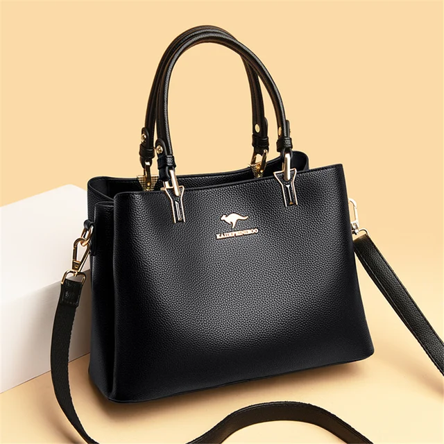 Brand Luxury Handbags Women Bag Designer Super Quality Leather Handbags Casual Tote Bag Ladies Shoulder Crossbody Bag for Female 2