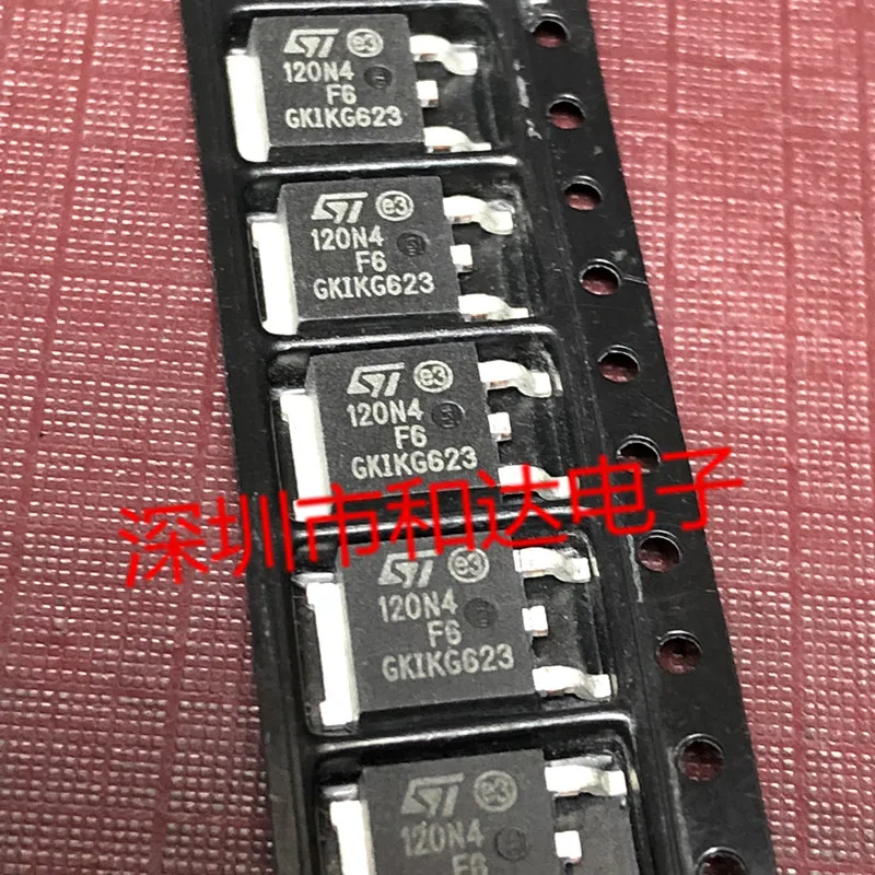 5 шт. 120N4F6 STD120N4F6-252 40V 80A