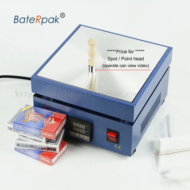 BateRpak точечная/точечная головка, нужно работать с покерной коробкой блистер БОПП пленка обертка/сигареты целлофан упаковочная машина запчасти