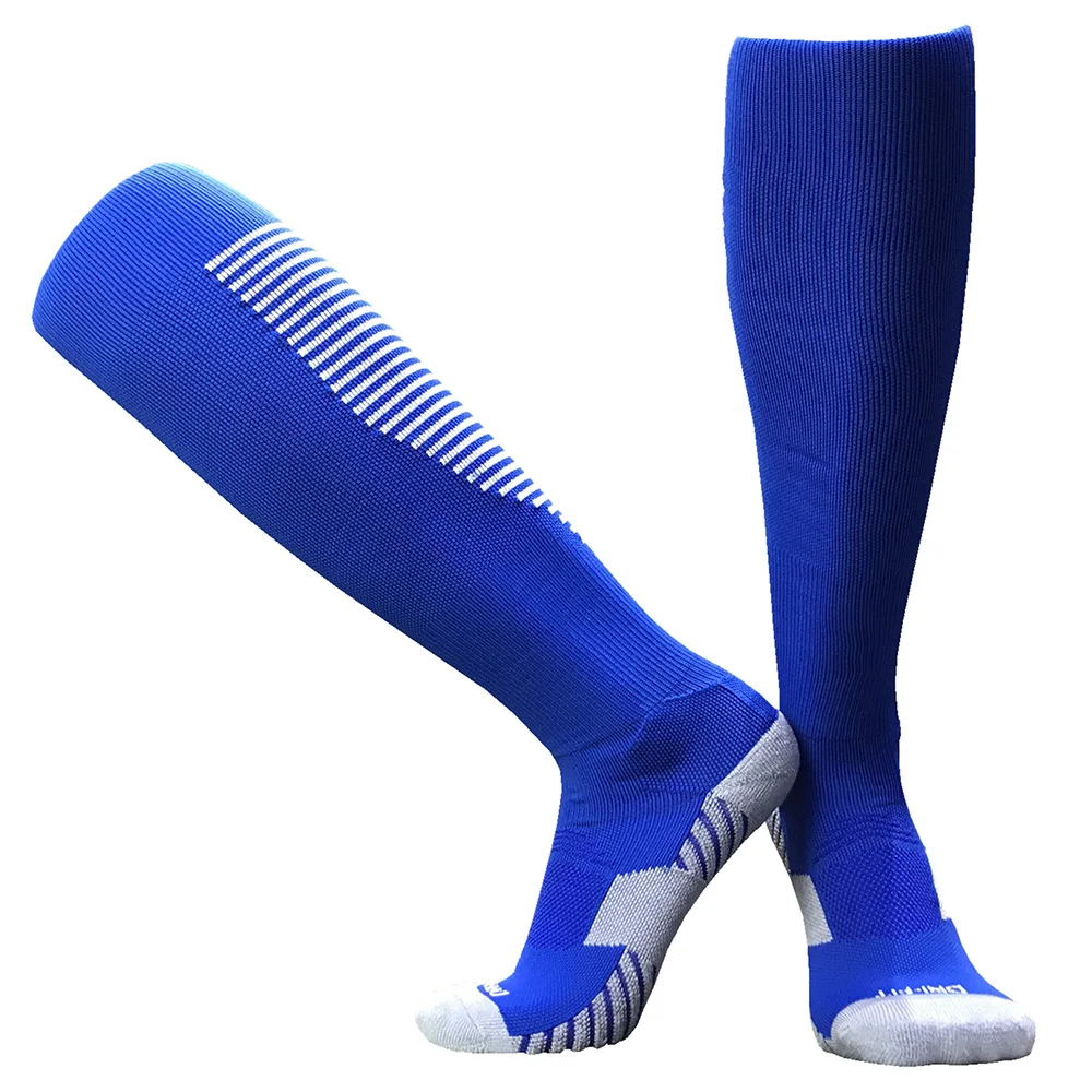 Kids Men Women Football Soccer Socks Thickening Towel Bottom Sports Rugby Stockings Knee-High Volleyball Long Socks Cycling