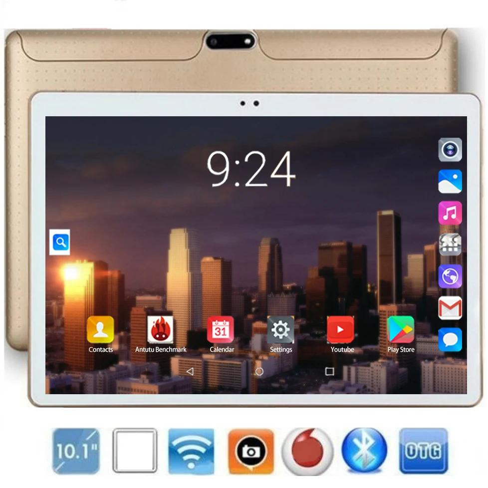 10,1 дюймовый 4G LTE планшетный ПК Восьмиядерный 1920*1200 HD ips 6 ГБ+ 128 Гб Wifi Bluetooth gps Android 8,0 планшеты детские подарки