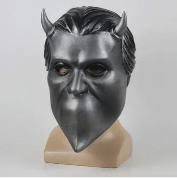 

Halloween Ghost Nameless Ghouls Latex Mask Ghost B.C Cosplay Costume Party Props Heavy Metal Doom Hard Rock Roll Band Helmet Hat
