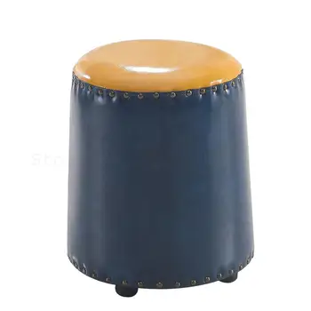 

American shoes bench leather stool fashion creative coffee table stool living room shoes home small sofa bench