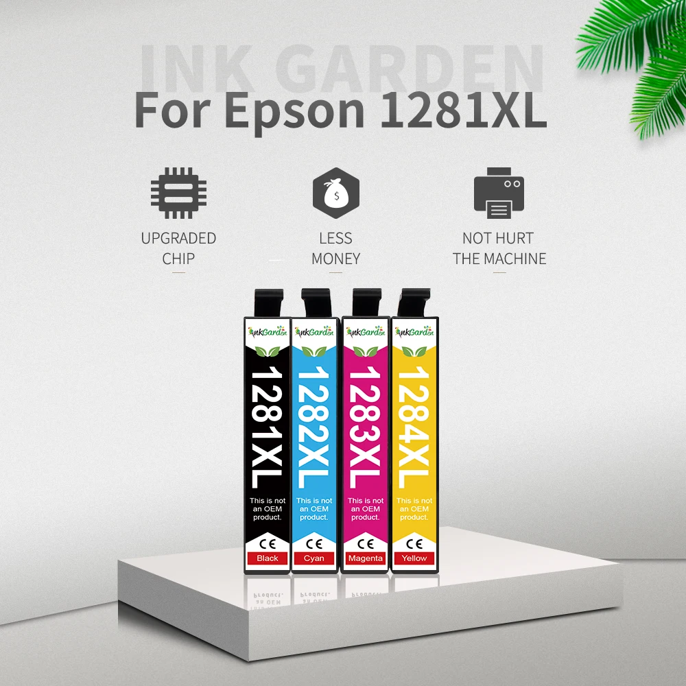 Cartuchos de tinta para impresora Epson T1281-T1284, tinta completa para Epson Stylus SX125, SX130, SX230, SX235W, SX420W, SX430W, SX425W, SX435W