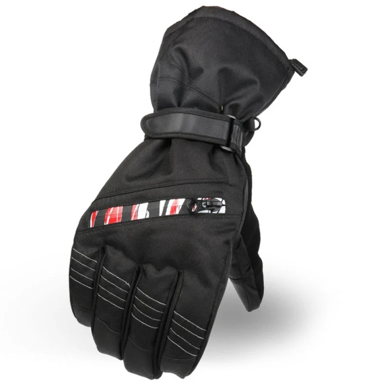 Мужские и женские лыжные перчатки, флисовые перчатки для сноуборда, снегохода, езды на мотоцикле, зимние перчатки, ветрозащитные водонепроницаемые зимние перчатки