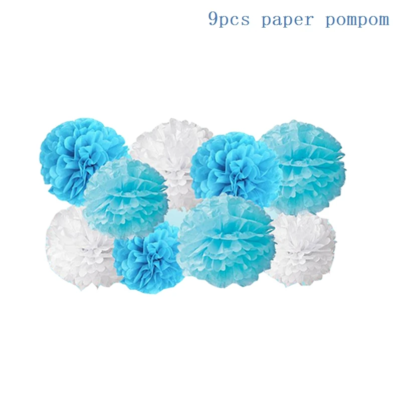 Paper flower ball Huiran, 10 шт., детские советы по предсказанию, сувенир, игра для детского душа, украшение на крестины для мальчиков и девочек, декор для детского душа, сувениры для детского душа - Цвет: Paper flower ball
