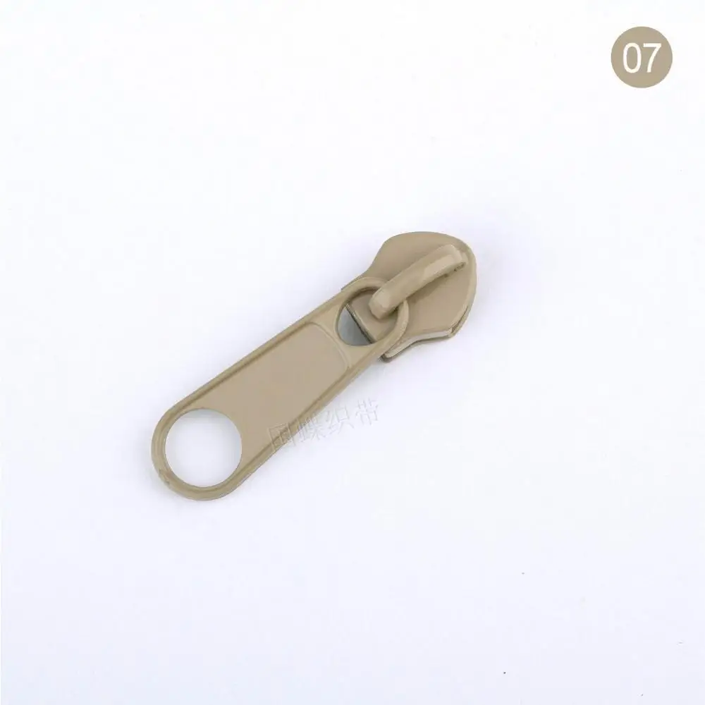 07 30PCS Metal Zipper Slider Zipper Nylon Coil Zipper Slider DIY Zipper Head Pull Replacement Repair Kit Garment Bag Suitcase - Цвет: 07