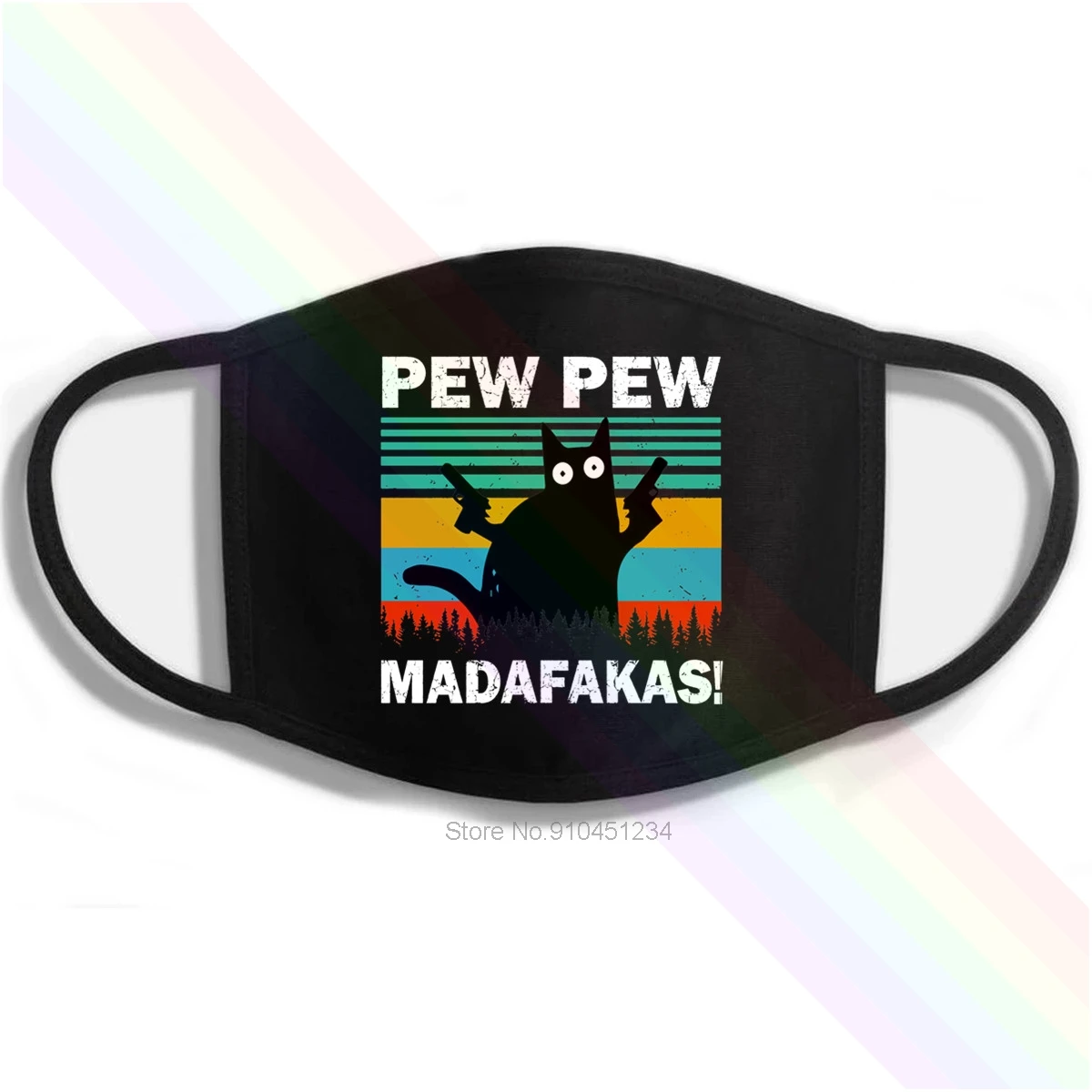 Pew Madafakas сумасшедшая винтажная забавная маска для владельцев Гангстерская рта с