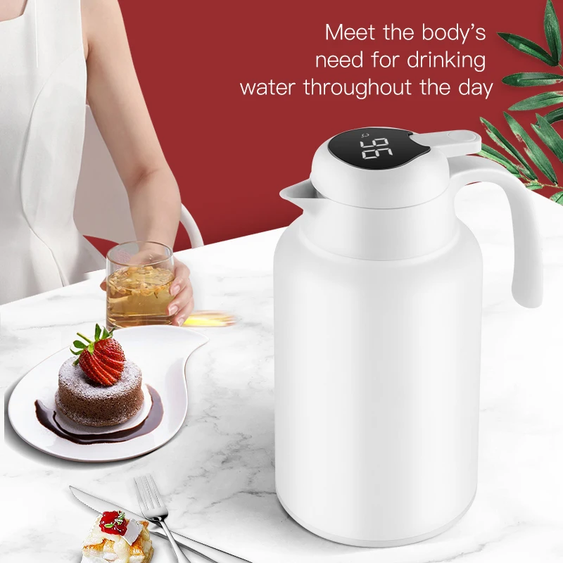 Hasacasa Smart Thermal Bottle Kettle Stainlesssteel Largecapacity
