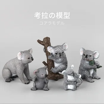 

Simulation Wild Jungle Animal Figure Koala Model Collectible Figurine Toys Children Tree Action Figures Kids Fun Toy Home Decor