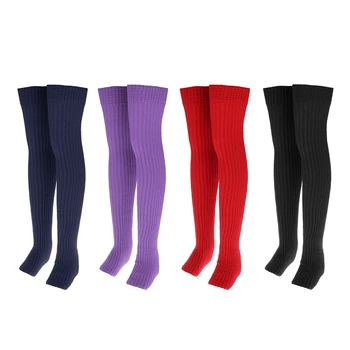 

Knitted Crochet Over The Knee Socks Leg Warmers Winter Warm Socks Sleeves