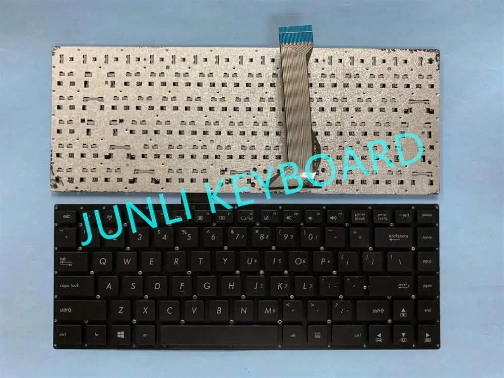 JUNLI клавиатура для Asus E402 E402M E402MA E402S E402SA американская Клавиатура для ноутбука черный