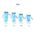 1L 1.5 L 2L 3L Большая Емкость PEVA Water Packet Портативный Сложенный Без Запаха Открытый Питьевой Пакет Hydration Pack Water Backpack