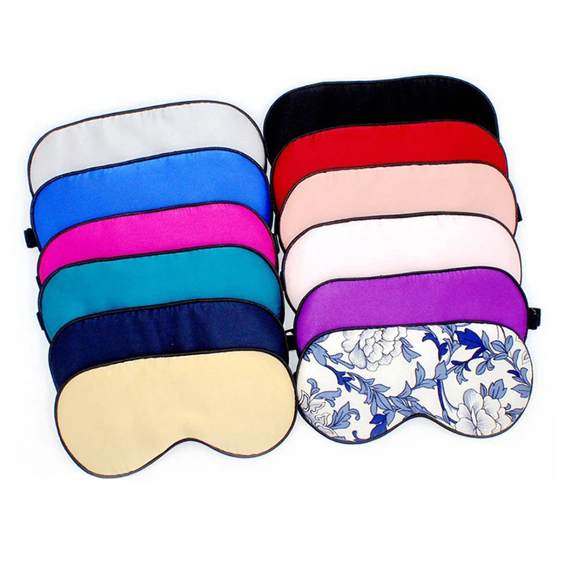 Sleep Mask 100% Natural Mulberry Silk Soft Blindfold Sleeping Eye Mask For Traveling Home Sleep Aid Health Eyeshade Eyes Cover