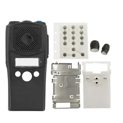 VBLL – Kit de réparation avant noir pour talkie walkie, boîtier pour Motorola PR400 EP450, Radio 2 voies 