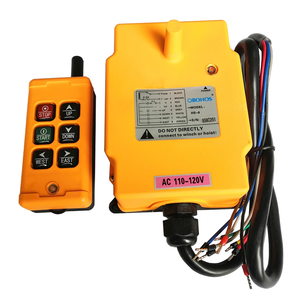 Hs6 Industrial Wireless Remote Control System Electric Hoist