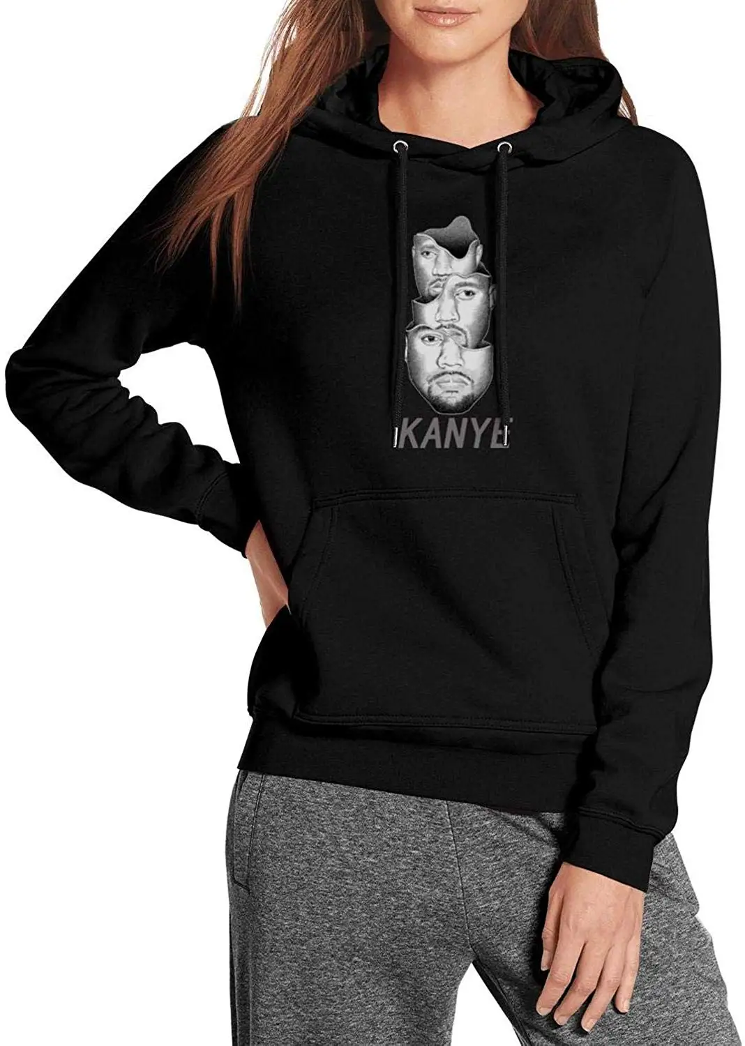 Women's Pullover Hoodie Comfort Fleece Sweatshirt with Pockets-Rock Music Band Logo |