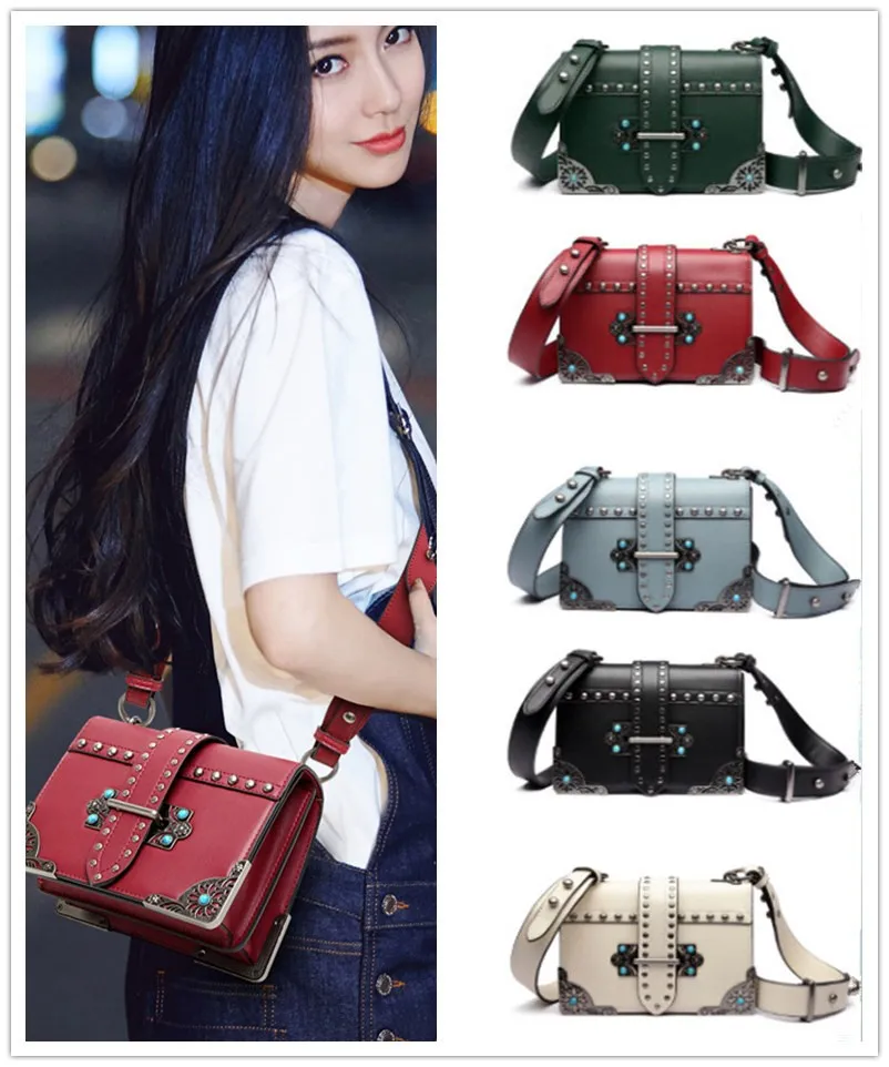 

Bag Women's 2019 New Style Fashion Korean-style Versatile Shoulder Simple Fashion Portable Shoulder Bag Broadband Retro Square S